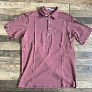 Men’s Rose Pink Red Criquet Polo M